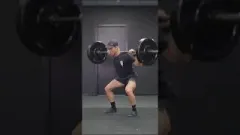 Barbell back squats