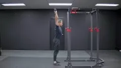Barbell shoulder overhead press