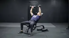 Incline dumbbell bench press