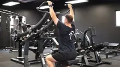 Lat pull-down machine
