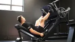 Leg press machine
