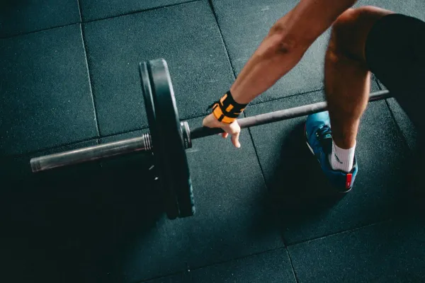 Personal trainer website template hero