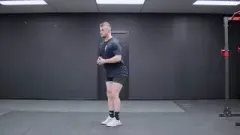 Reverse alternating lunges
