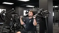 Shoulder press machine